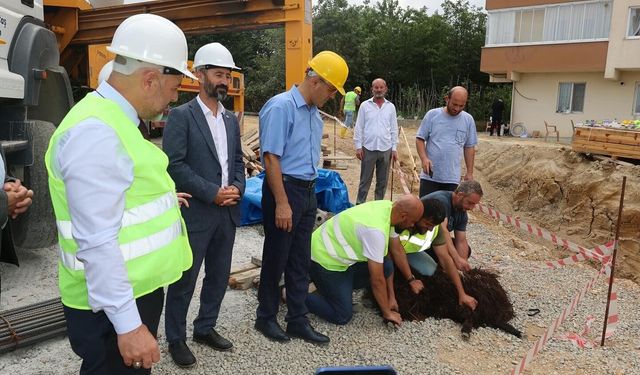 ARSİN’DE İLKOKUL TEMELİ ATILDI