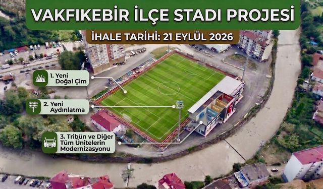 VAKFIKEBİR STADI YENİLENİYOR