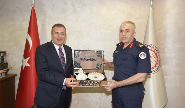 Tuğgeneral Yakın’dan TTSO’ya veda ziyareti