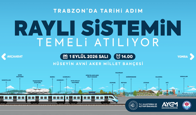 Raylı Sistem Temel Atma Töreni
