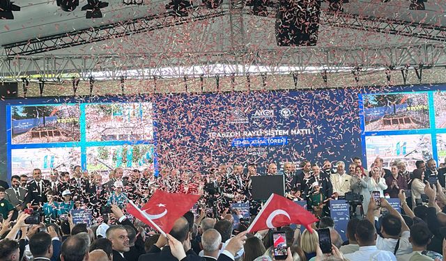 Trabzon Şehir İçi Raylı Ulaşım Sistemi Temeli Atıldı!