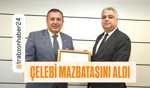 TTSO Başkanı Erkut Çelebi mazbatasını aldı