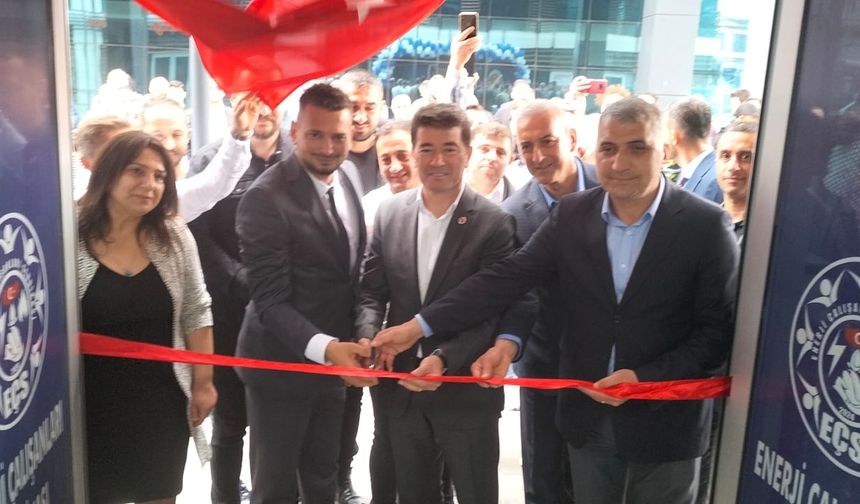 Enerji Çalışanları Sendikası Doğu Karadeniz Şubesi Trabzon 'da açıldı