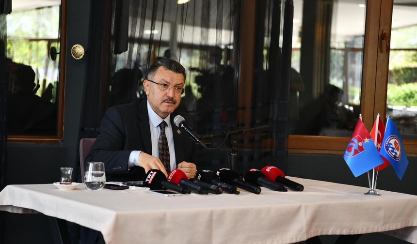 Trabzon Büyükşehir Belediye Başkanı Ahmet Metin Genç projelerini açıkladı!