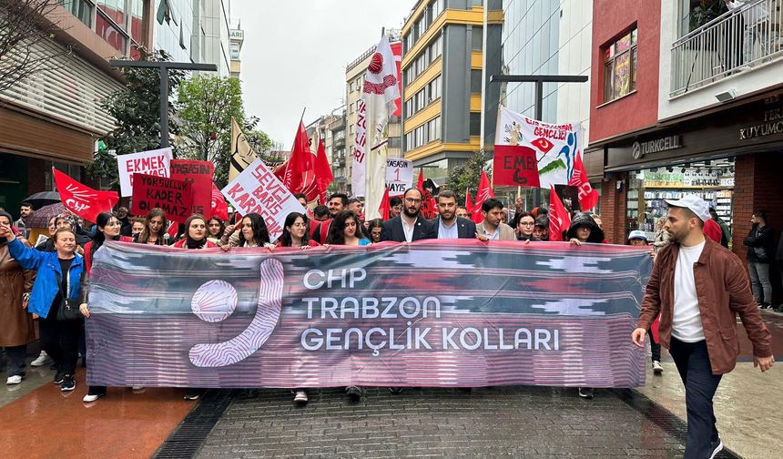 Trabzon’da 1 Mayıs Emek ve Dayanışma Bayramı Kutlandı