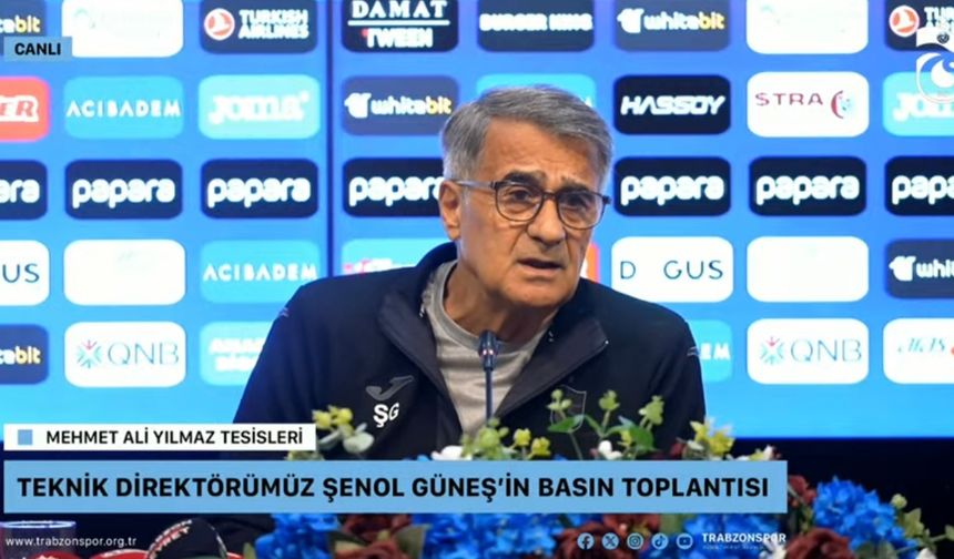 Şenol Güneş'ten basın toplantısında net mesaj: Özür diliyorum!