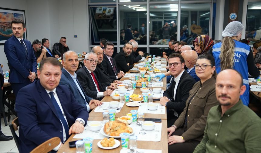 Başkan Kaya, İftarda Basın Mensuplarını Kent Mutfağı’nda Ağırladı