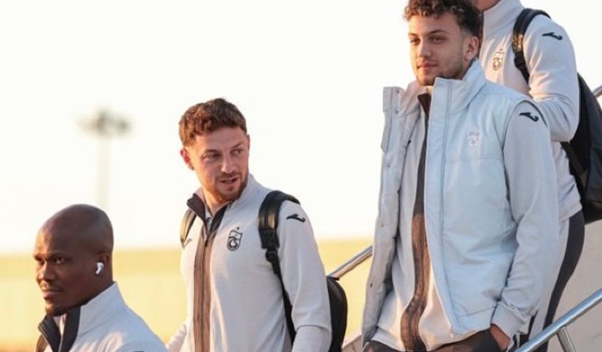 Trabzonspor kafilesi Adana'ya gitti!