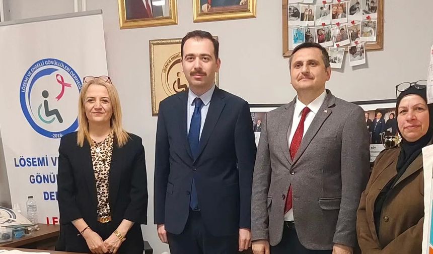 Lösemi ve Engelli Gönüllüler Derneği’ne Üstdüzey Ziyaret