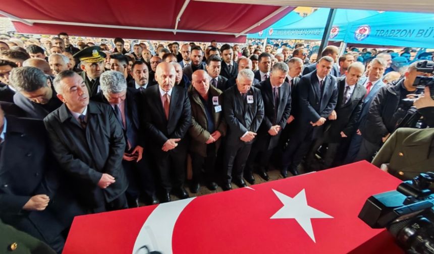 Şehit Berat Mecit Day Trabzon'da son yolculuğuna uğurlandı
