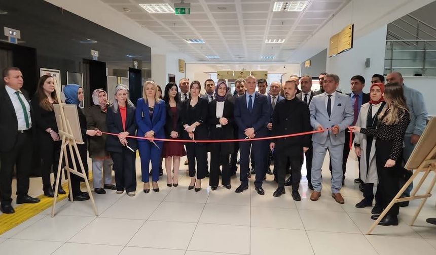 Trabzon Adliyesi’nde Mahkumlardan Anlamlı Sergi