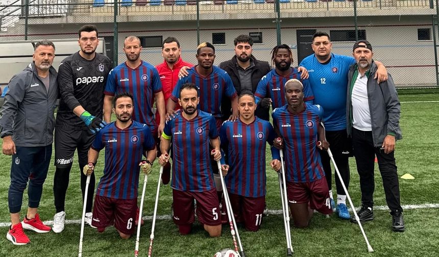 BÜYÜKŞEHİR AMPUTE TAKIMI LİGE GALİBİYETLE BAŞLADI