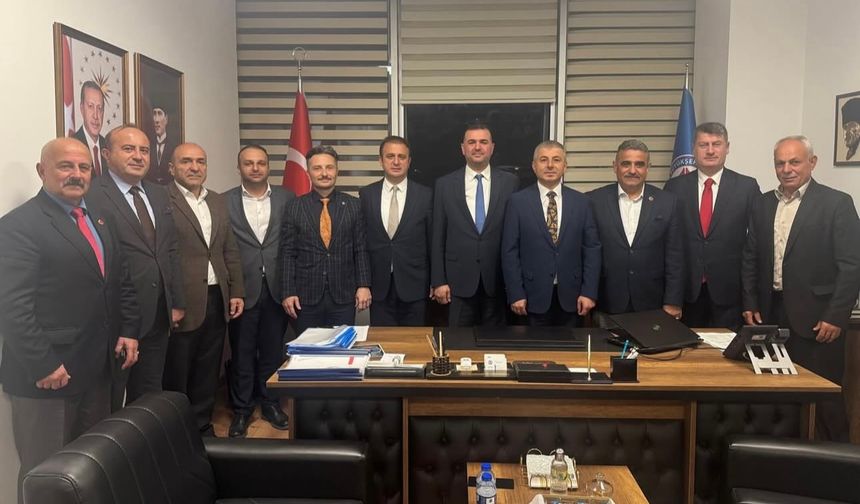 MHP İl Başkanı Sivrikaya’dan Trabzon Büyükşehir Belediyesi Gençlik ve Spor Hizmetleri Dairesi Başkanı Kara’ya Ziyaret