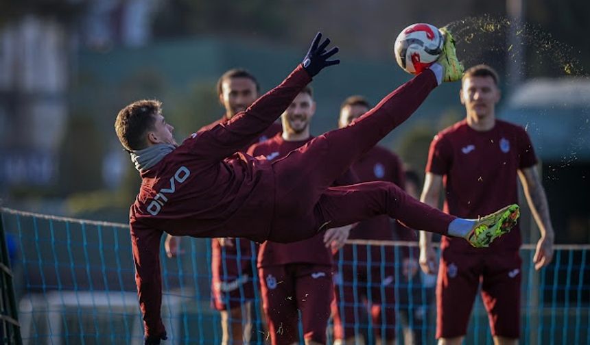 Trabzonspor Tümosan Konyaspor maçı hazırlıklarını tamamladı