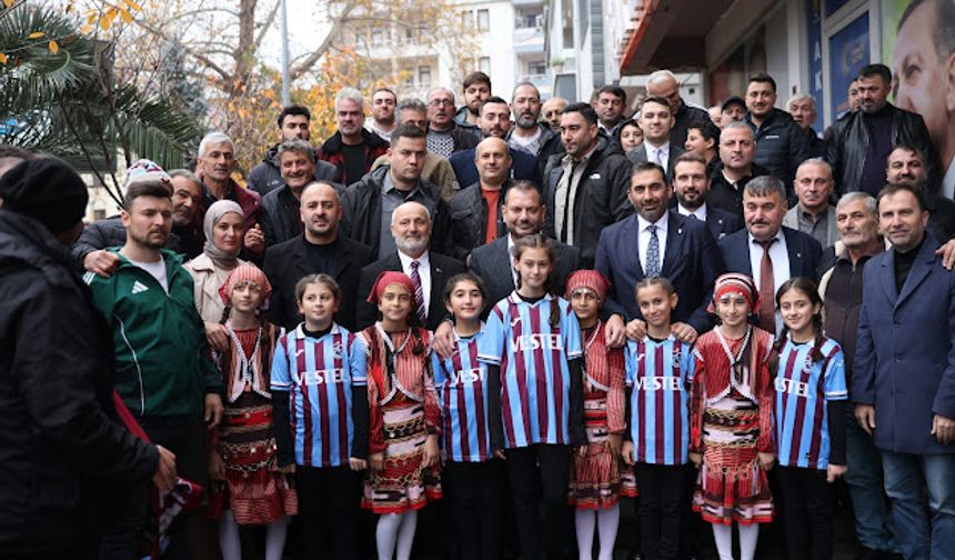 Ertuğrul Doğan’dan Çarşıbaşı Belediye Başkanı Ahmet Keleş’e ziyaret