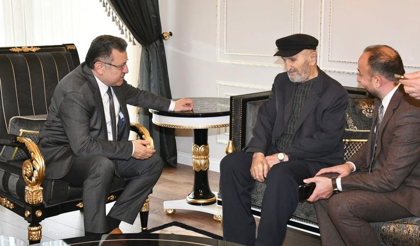 Başkan Genç Kebir Süt’ün kurucusu Avni Karadeniz’i Ziyaret Etti