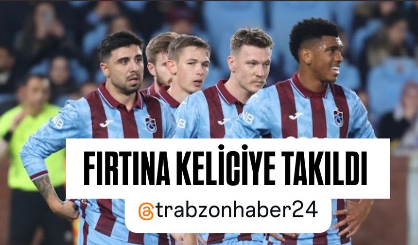 Trabzonspor Alanyaspor’un Kalecisini Geçemedi