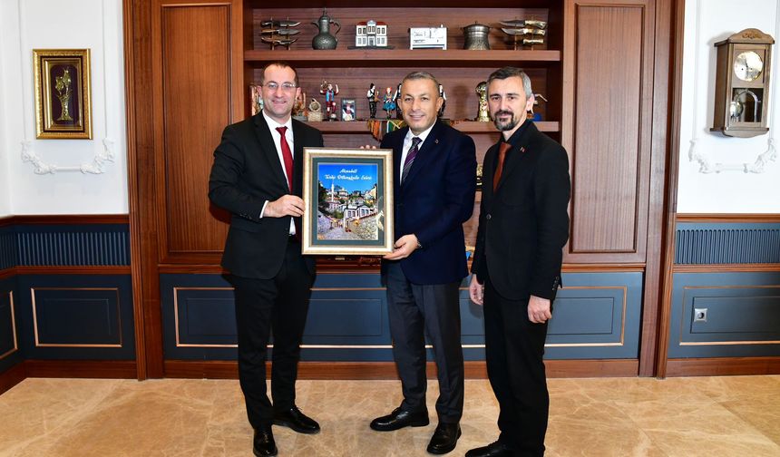 Başkan Ekim’den Vali Şahin’e Hayırlı Olsun Ziyareti