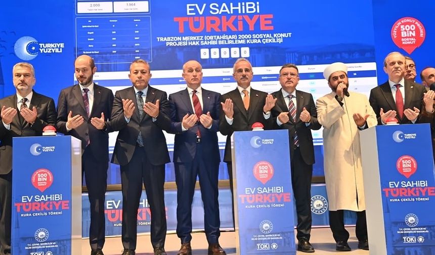 Başkan Genç, kura çekim töreninde açıkladı:  SOSYAL KONUT İÇİN ARSA ÜRETECEĞİZ