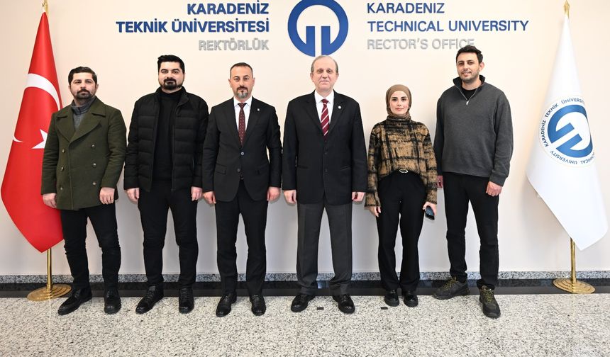 Trabzon Makine Mühendisleri Odası Yönetiminden KTÜ Rektörüne Nezaket Ziyareti