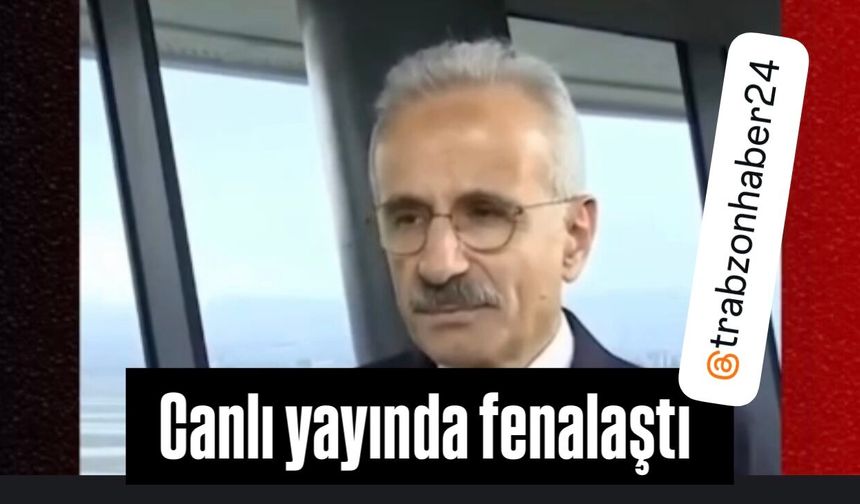 Trabzonlu Bakan Abdülkadir Uraloğlu canlı yayında rahatsızlandı!