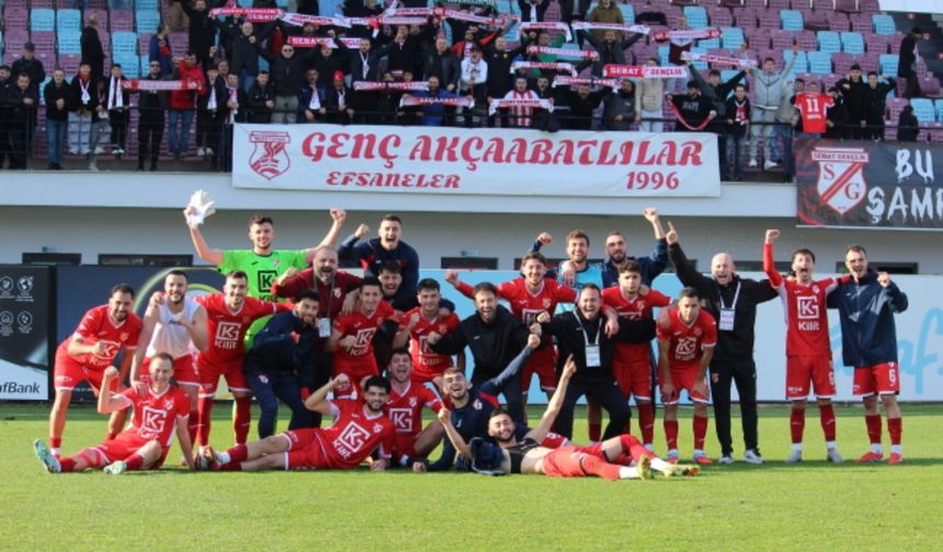 LİDER SEBATSPOR 3 PUANI 2 GOLLE ALDI