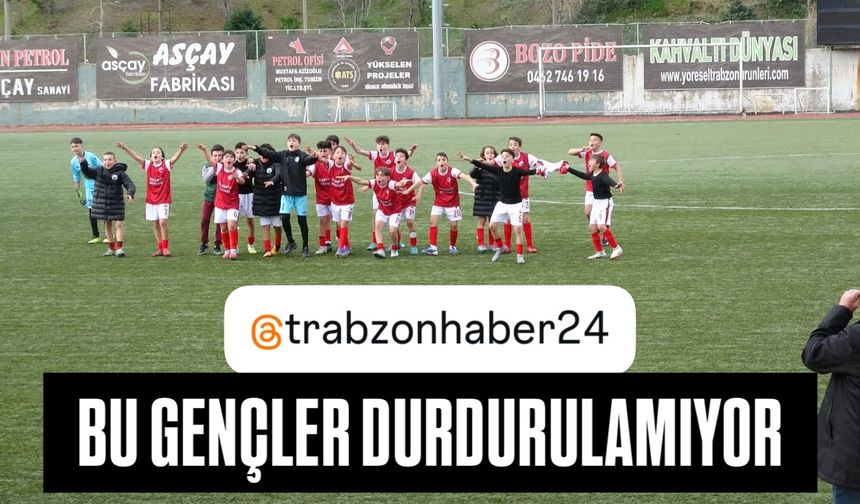SÜRMENESPOR U13 DURDURULAMIYOR!