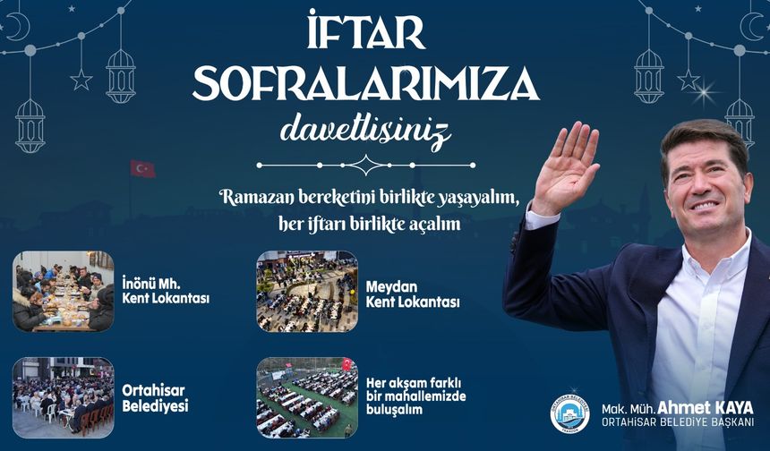 ORTAHİSAR’DA RAMAZAN HEYECANI YAŞANIYOR