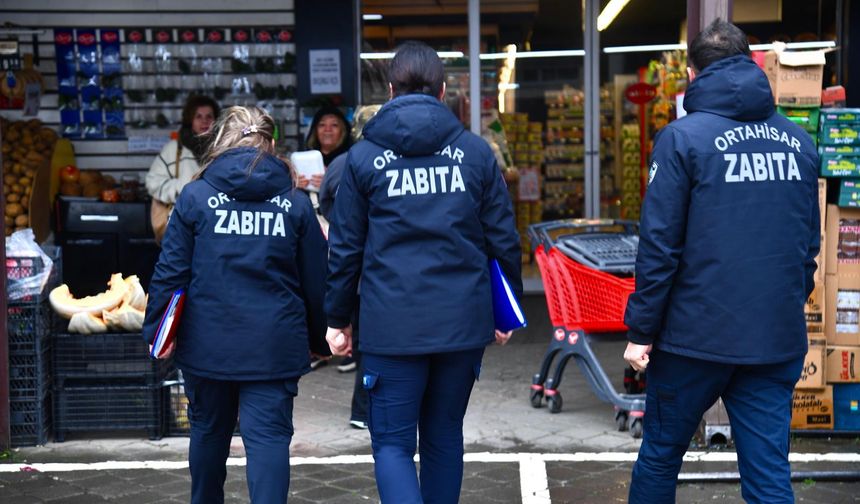 ORTAHİSAR ZABITASI, RAMAZAN ÖNCESİ GIDA İŞLETMELERİNİ DENETLİYOR