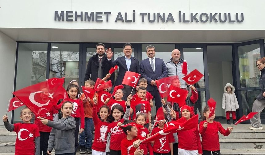 Ak Parti Ortahisar İlçe Başkanı Hisoğlu’ndan Mehmet Ali Tuna İlk Okulu’na Ziyaret