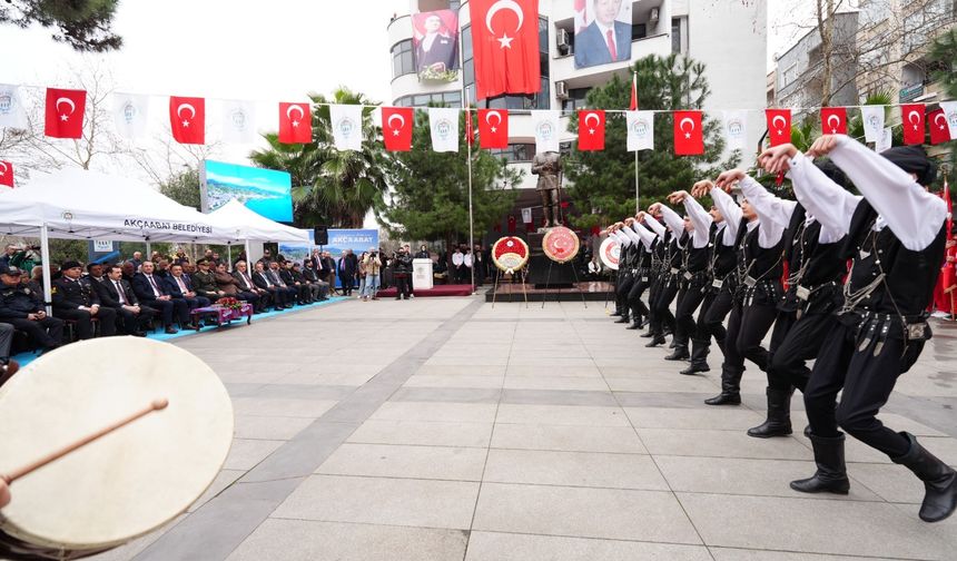 AKÇAABAT’IN KURTULUŞUNUN 108. YILI TÖRENLE KUTLANDI