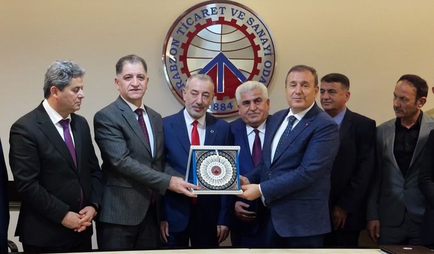 Erbil - Trabzon ticaret ilişkileri için ilk adım atıldı