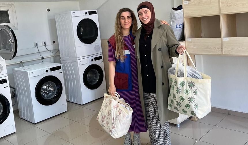 BÜYÜKŞEHİR’İN ÜCRETSİZ ÇAMAŞIRHANE HİZMETİNDEN BİNLERCE ÖĞRENCİ YARARLANDI