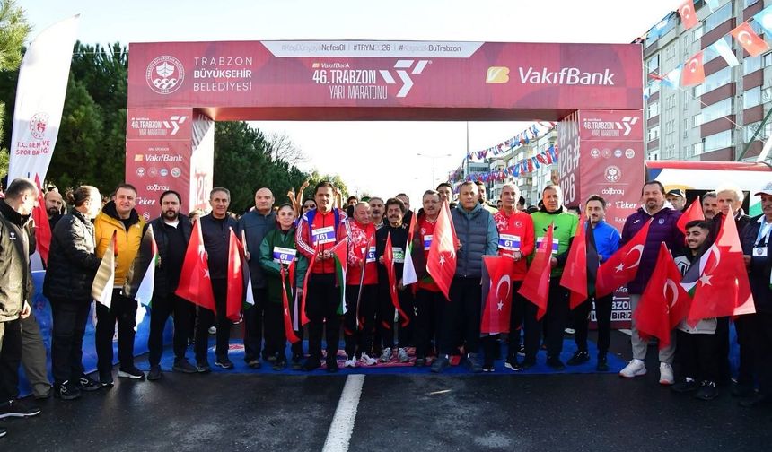TRABZON'DA COŞKULU MARATON