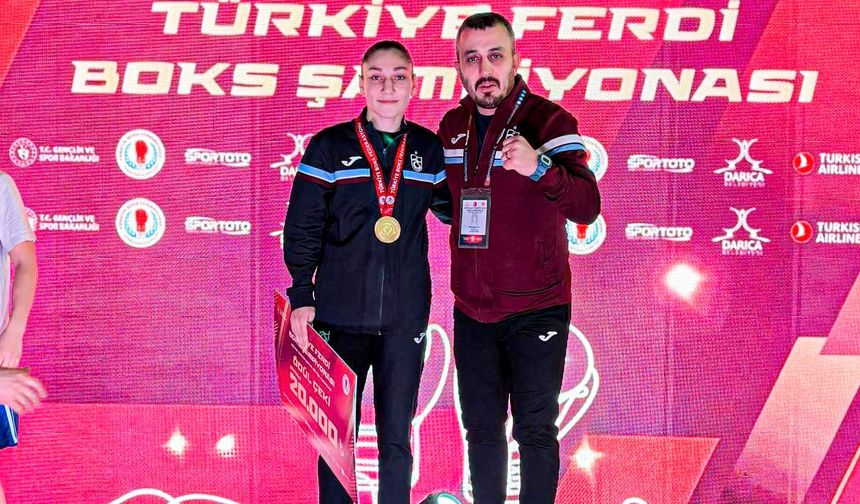 Trabzonsporlu Gamze Soğuksu Türkiye Şampiyonu Oldu!