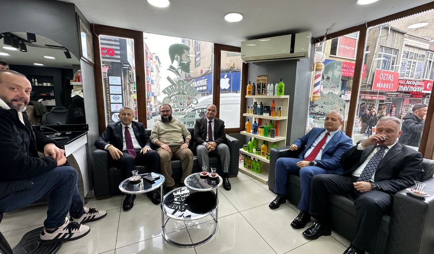 Trabzon Valisi Tahir Şahin, Trabzon ziyaretlerine devam ediyor .