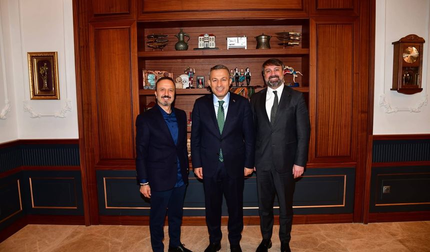 ÖZEL İMPERIAL HASTANESİ YÖNETİMİNDEN VALİ ŞAHİN’E ZİYARET