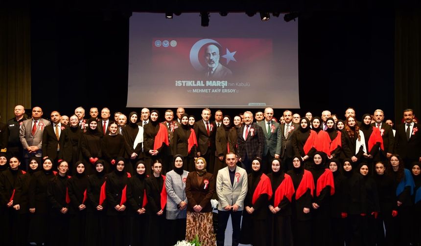 Vali Tahir Şahin, 12 Mart İstiklal Marşı'nın Kabulü'nün 105. Yıl Dönümü ve Mehmet Akif Ersoy’u Anma Günü Etkinliklerine