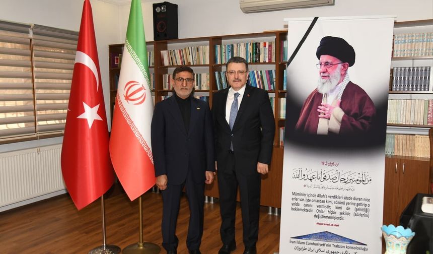 BAŞKAN GENÇ’TEN İRAN BAŞKONSOLOSLUĞU'NA TAZİYE ZİYARETİ