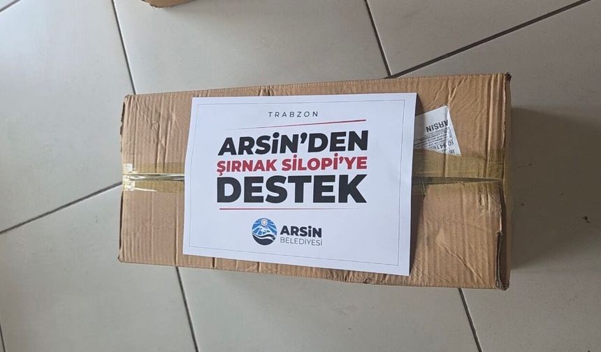 ARSİN BELEDİYESİ GÖNÜL KÖPRÜSÜ KURDU