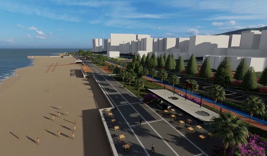 AKÇAABAT SAHİLİNDE BÜYÜK DEĞİŞİM BAŞLIYOR