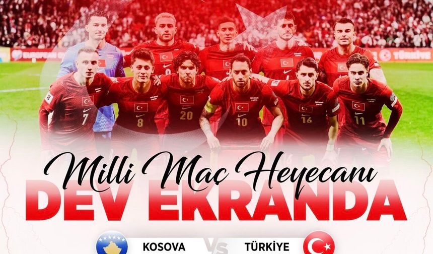 TRABZON, DEV MAÇI MEYDAN'DA İZLEYECEK