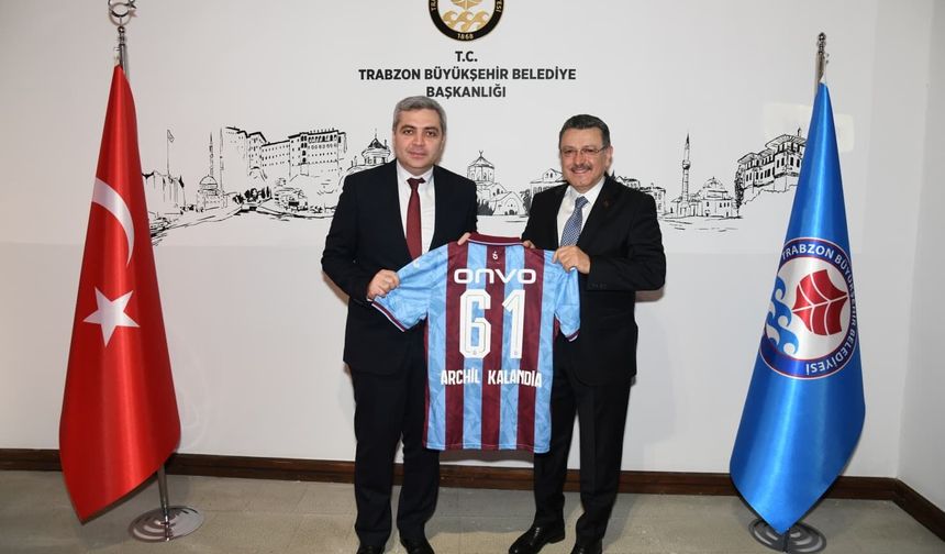 BAŞKAN GENÇ, GÜRCİSTAN'IN ANKARA BÜYÜKELÇİSİNİ AĞIRLADI