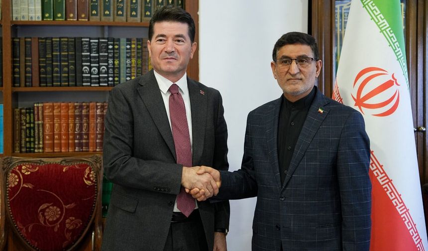 BAŞKAN KAYA’DAN İRAN BAŞKONSOLOSU MOHEBATİ'YE TAZİYE VE DAYANIŞMA ZİYARETİ