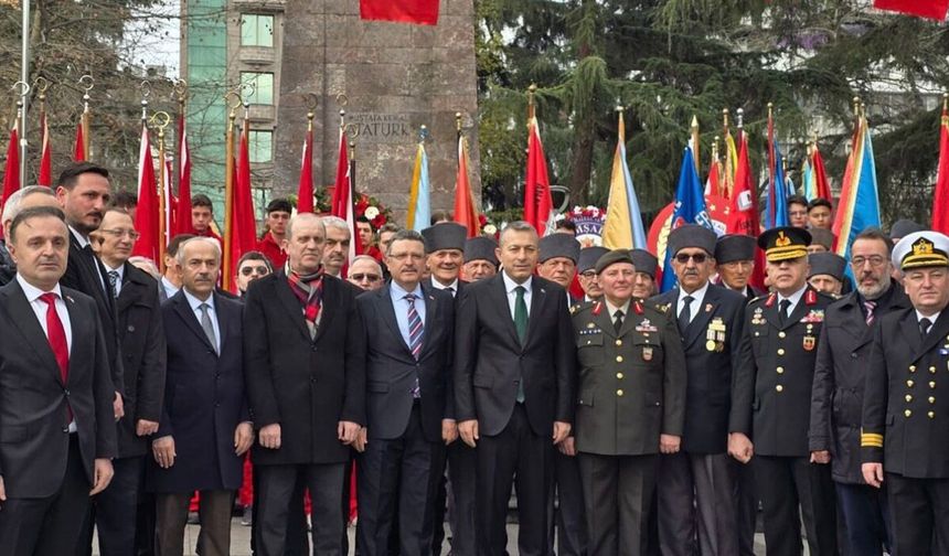 Çanakkale Zaferi'nin 111. Yılı Trabzon'da Törenle Kutlandı