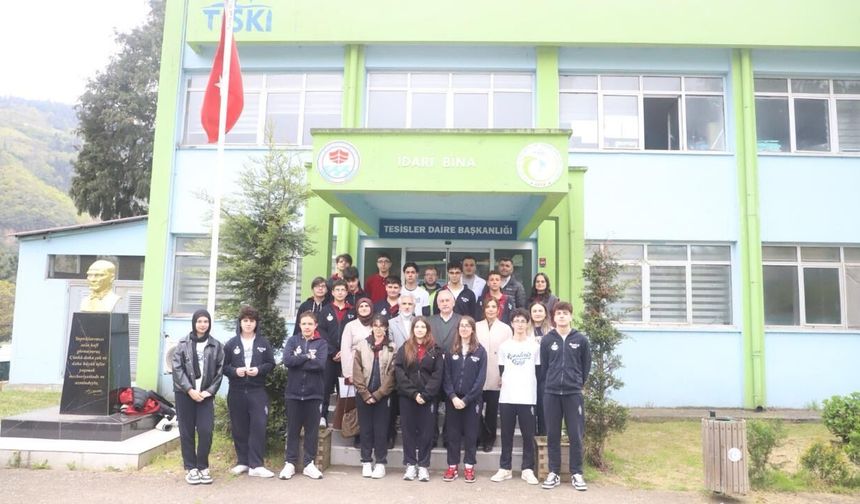 BÜYÜKŞEHİR’DEN ÖĞRENCİLERE YERİNDE SU ARITMA EĞİTİMİ