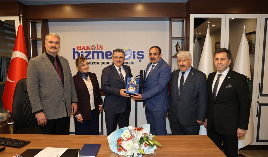 BAŞKAN GENÇ’TEN HİZMET-İŞ'E ZİYARET