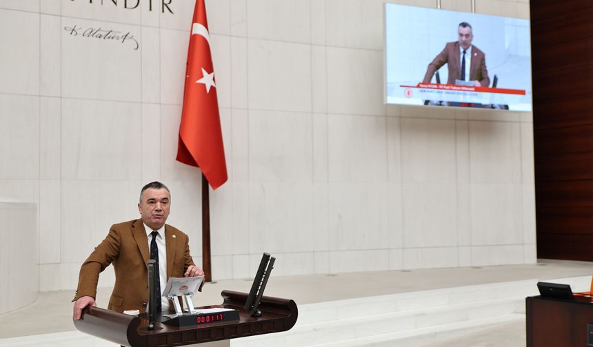İYİ Parti Trabzon Milletvekili Yavuz Aydın, nakliyecilerin sorununu TBMM gündemine taşıdı