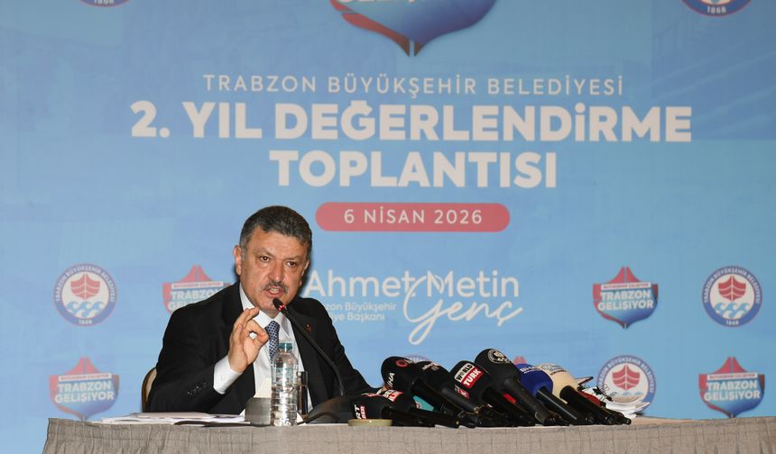 Trabzon Büyükşehir Belediye Başkanı Ahmet Metin Genç, 2. yılını değerlendirdi