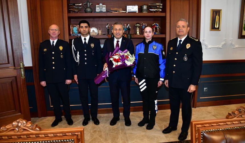 Trabzon Emniyet Müdürü Lağoğlu Trabzon Valisi Şahin’i Ziyaret Etti